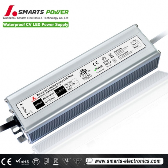 Custom 220v 12v 24v ip67 waterproof led transformer power supply