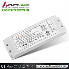 ETL listed 0-10v PWM constant voltage led driver