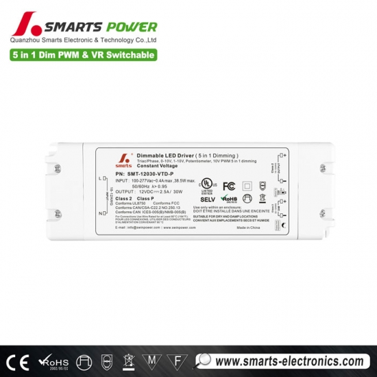 dimmable led driver 30w